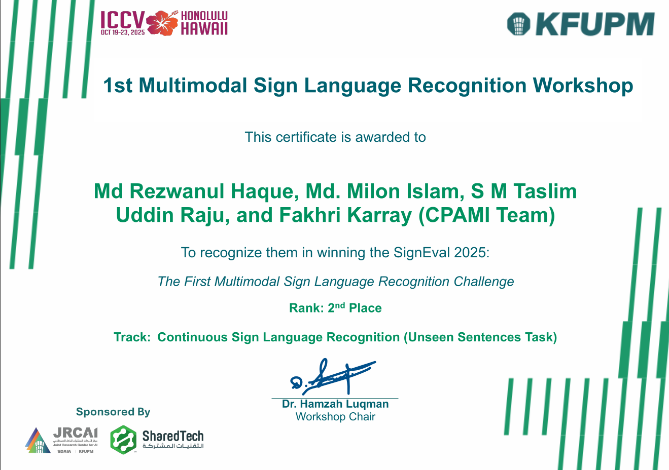 2nd Place Certificate Thumbnail